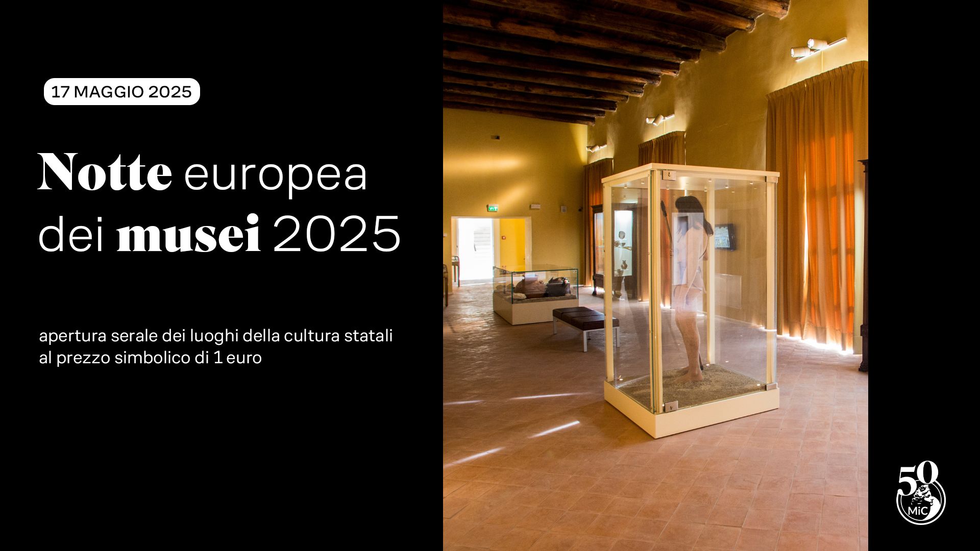 17 maggio 2025 - Notte Europea dei Musei al Museo archeologico nazionale di Calatia: visite guidate "Antica Calatia, una città da scoprire"